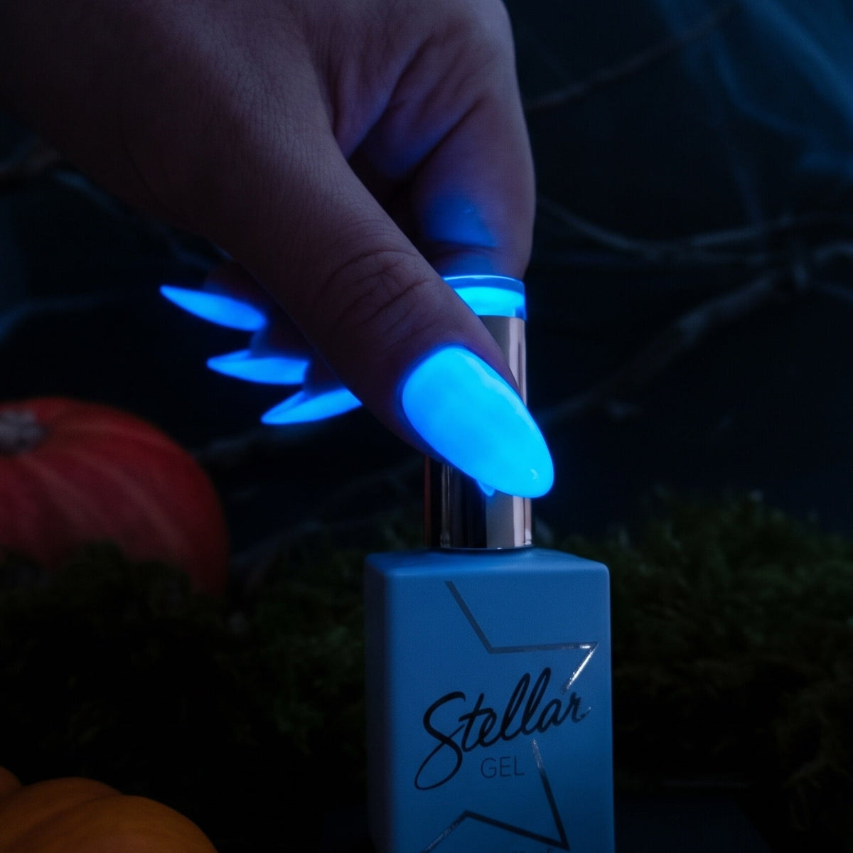 Pumpkin Possessed glowing in the dark