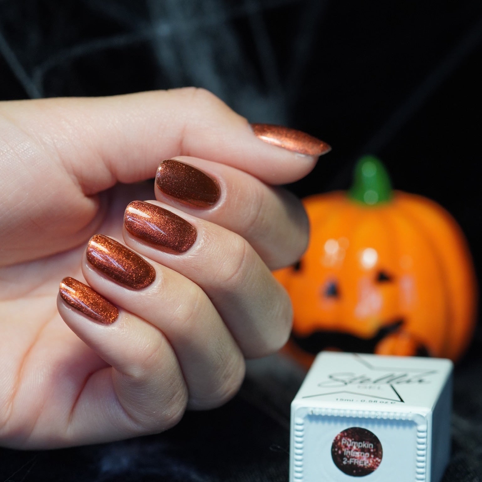 PUMPKIN INFERNO CAT - EYE - Stellar Gel™ -