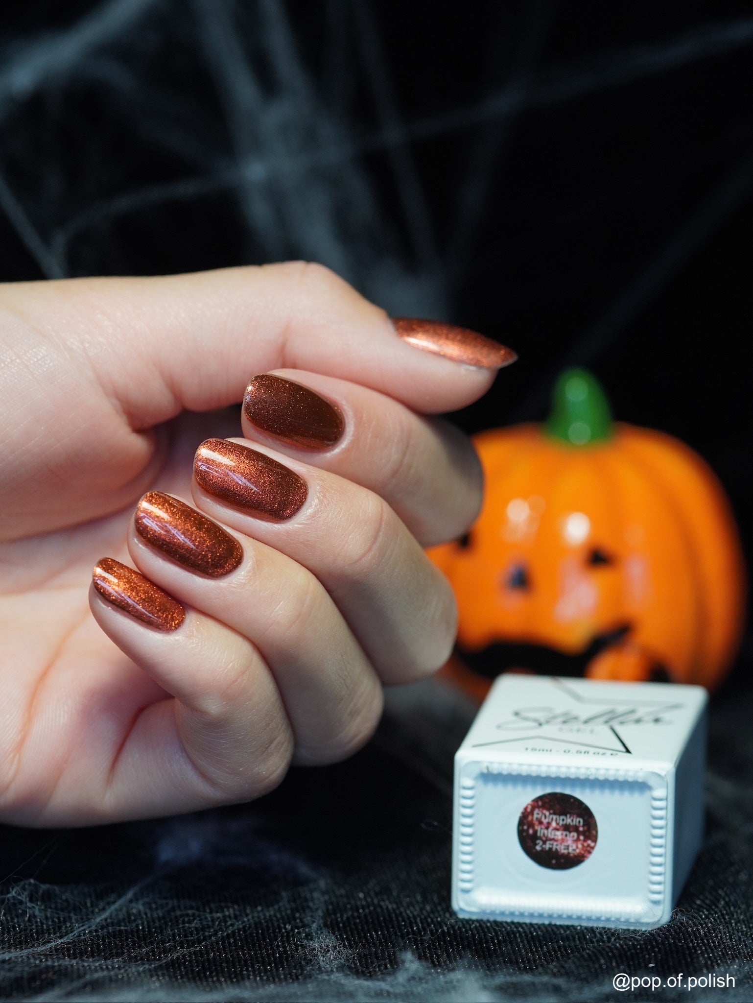 PUMPKIN INFERNO CAT - EYE - Stellar Gel™ -