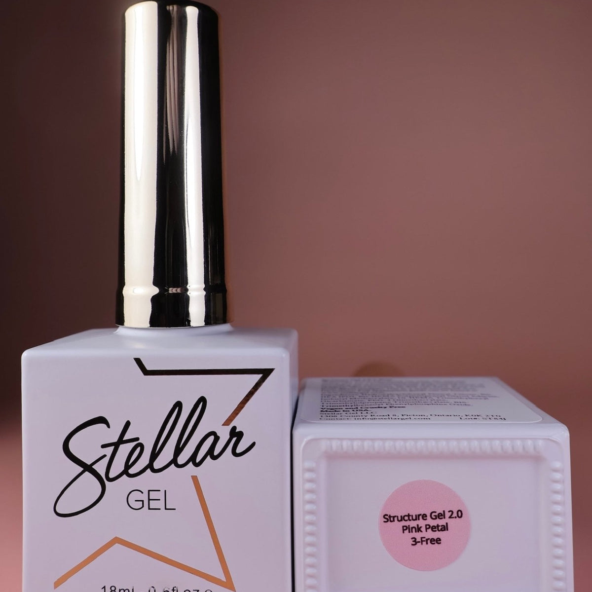 RUBBER BASE + PINK PETAL 2.0 STRUCTURE GEL (MADE IN USA) - Stellar Gel™ -