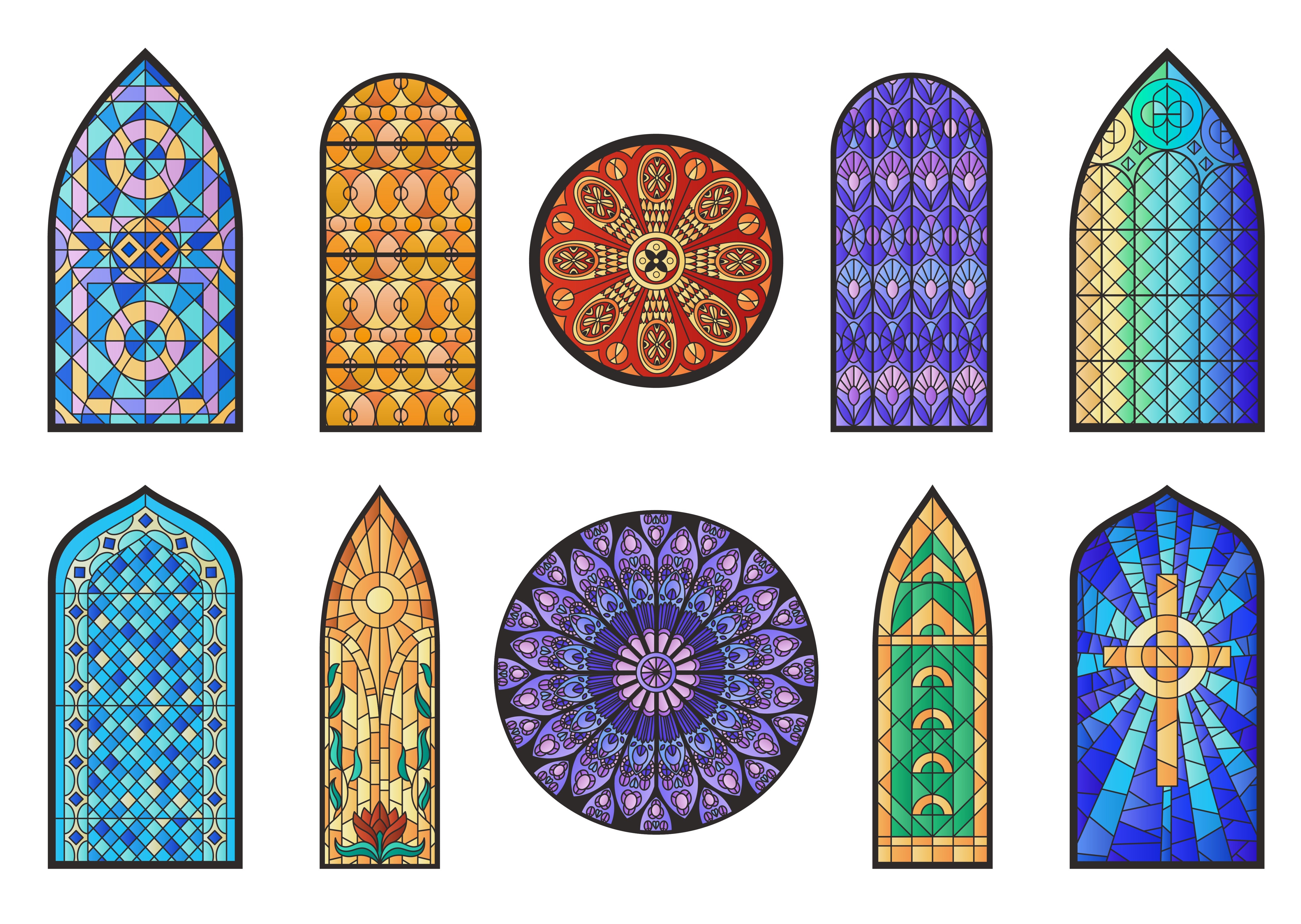 Cathedral Jewel Glass Collection