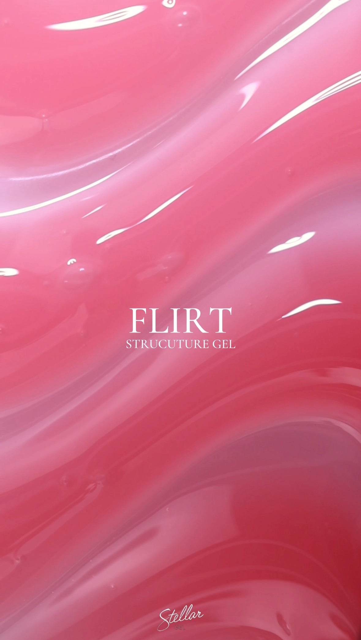 Stellar Gel Flirt Structure Gel 2.0 3-Free 18 ml bottle, rose-beige builder gel made in USA