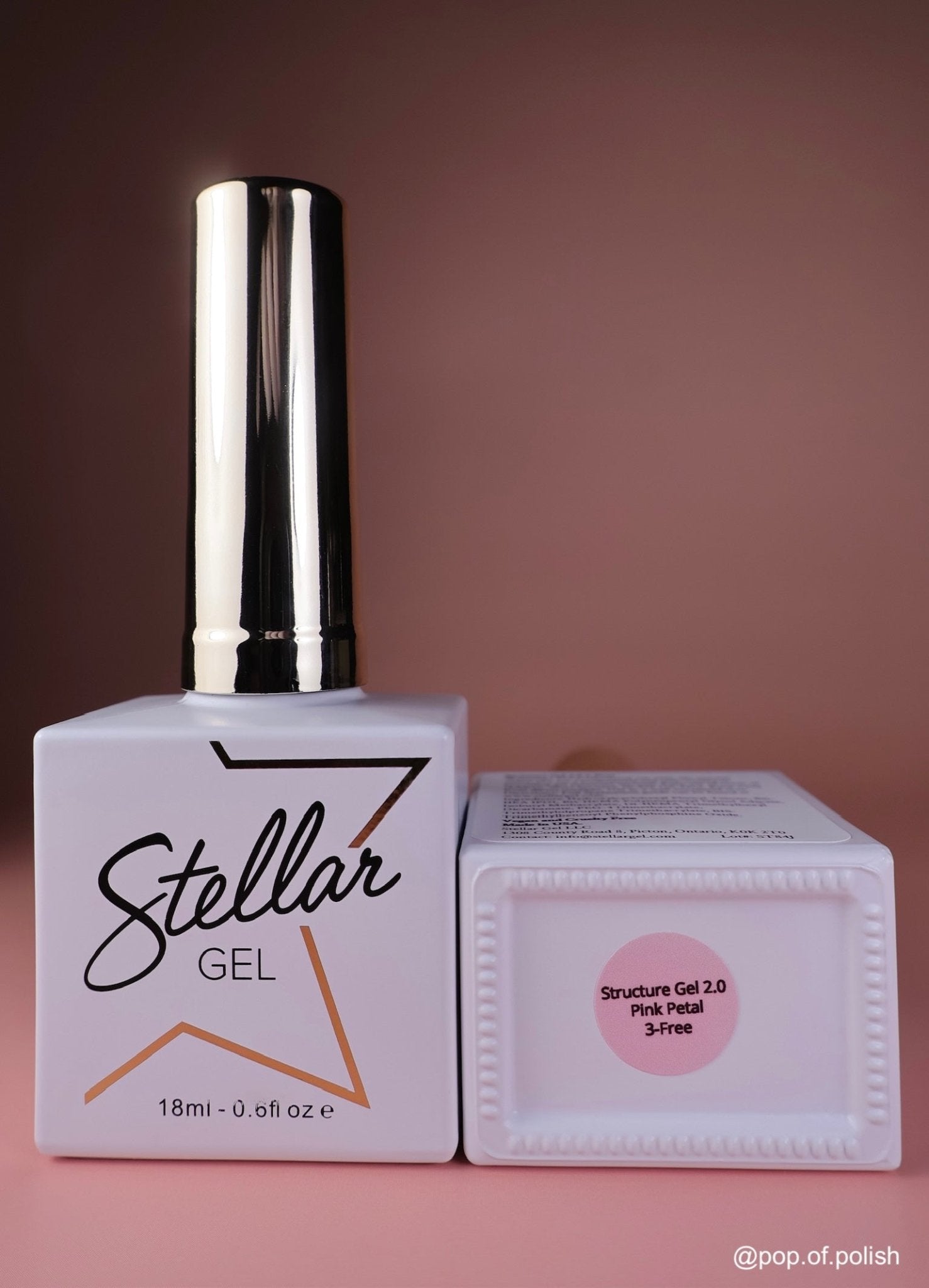 RUBBER BASE + PINK PETAL 2.0 STRUCTURE GEL (MADE IN USA) - Stellar Gel™ - 